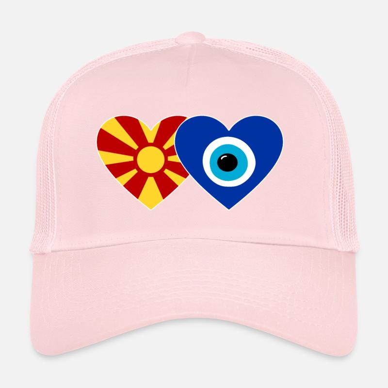 Macédoine Nazar Pearl Flag Casquette trucker 