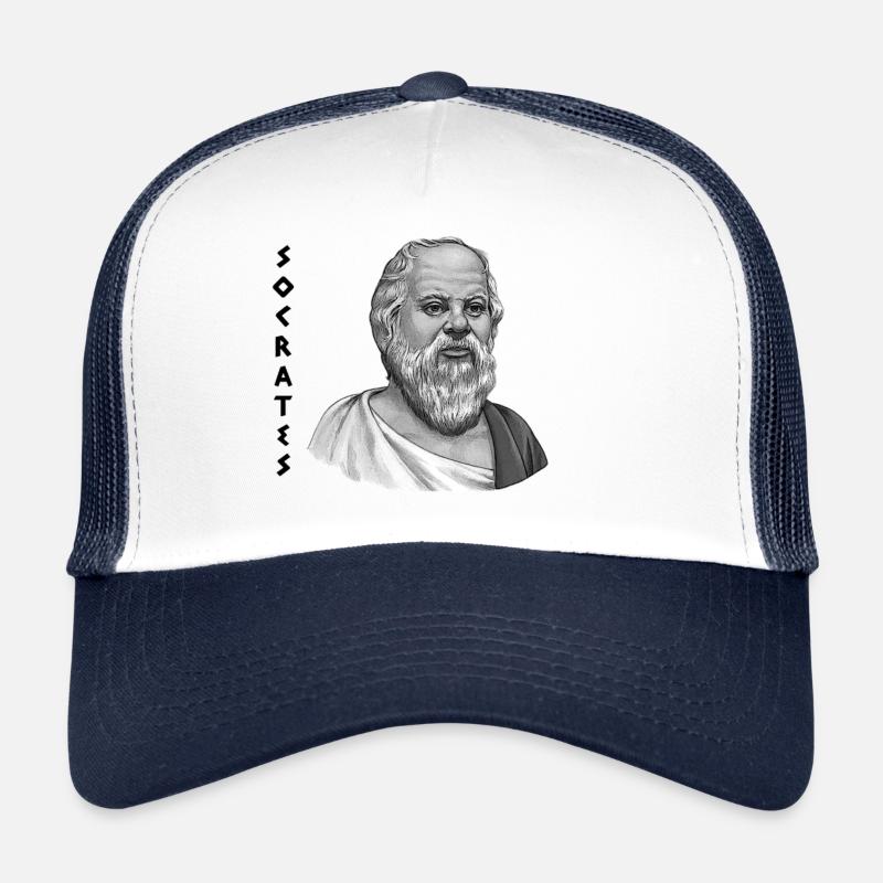 Socrates - Trucker Cap - white/navy