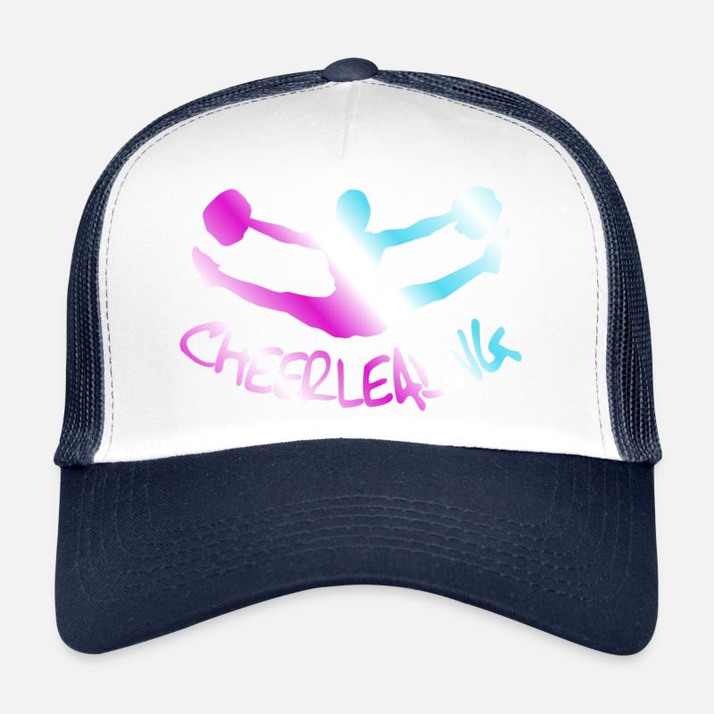 Cheerleading, Cheerleader - Trucker Cap - Weiß/Navy