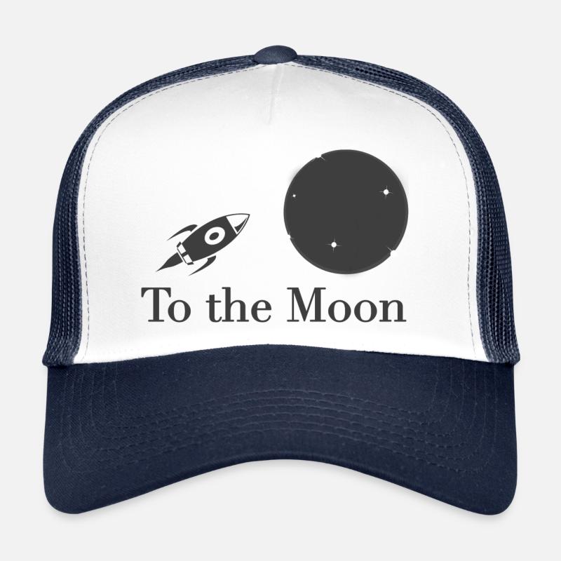 To the Moon - Diamond Hands - Crypto monte Casquette trucker 