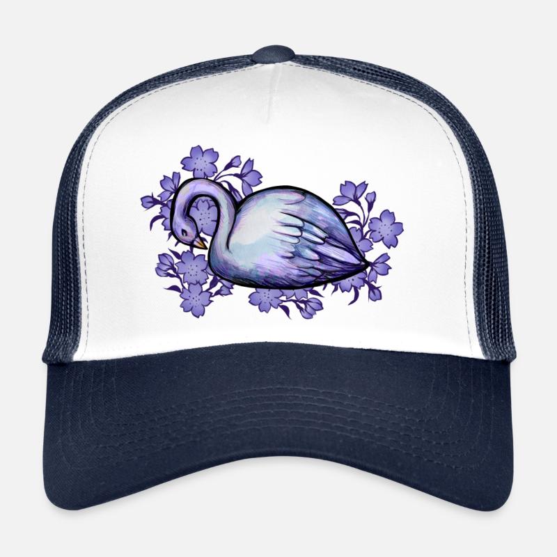 Cygne pourpre Casquette trucker 