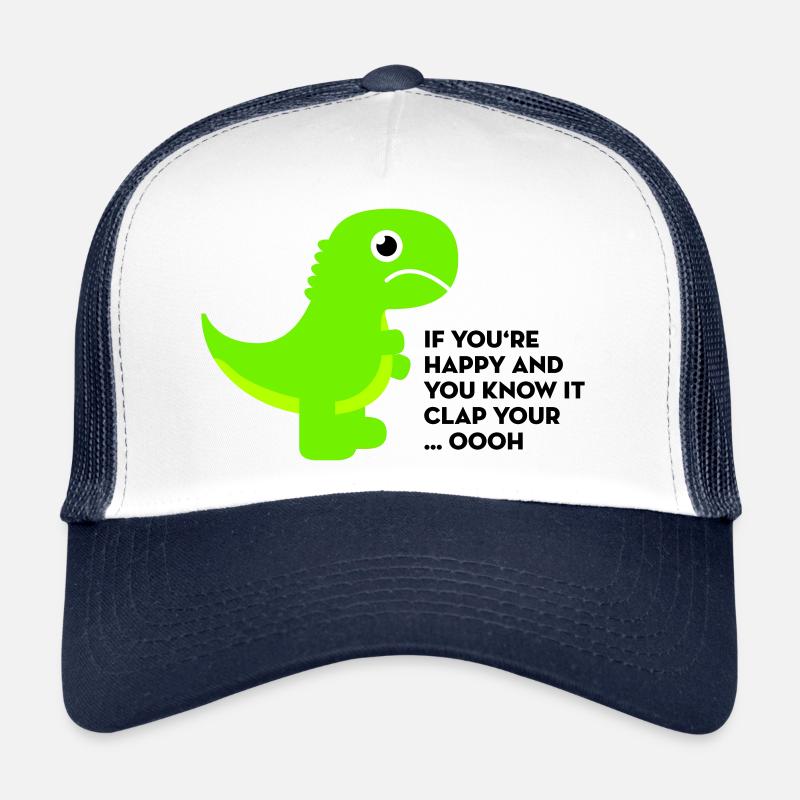 T-Rex tape dans vos mains Casquette trucker 