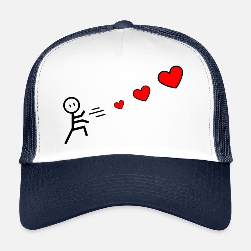 Je t’offre des coeurs Casquette trucker 