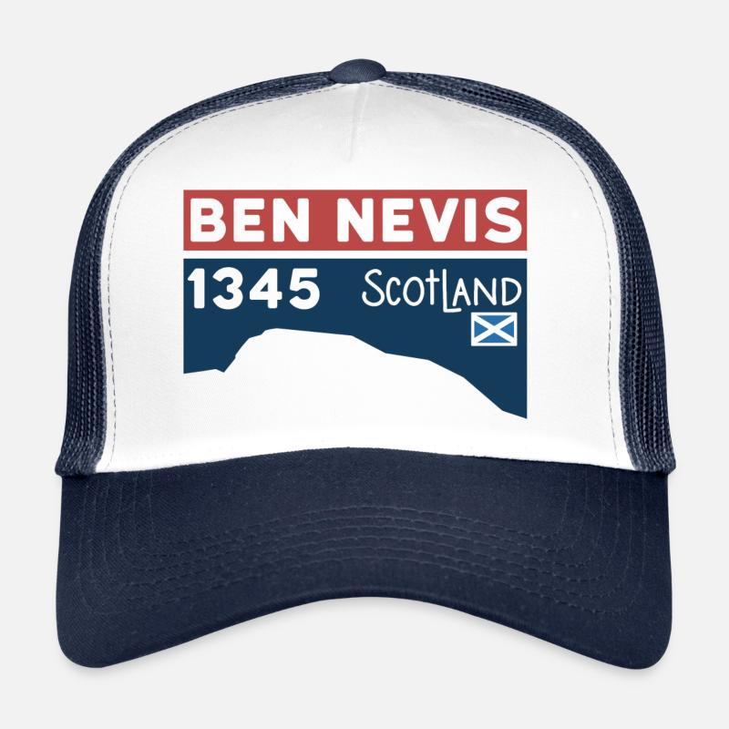 Ben Nevis Munro ensachage souvenir de l’Écosse Casquette trucker 