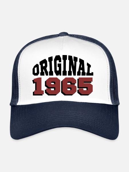 Original 1965 - Casquette trucker  - blanc/marine - Devant