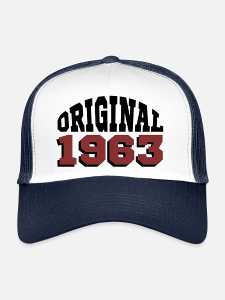 Original 1963 - Casquette trucker  - blanc/marine - Devant