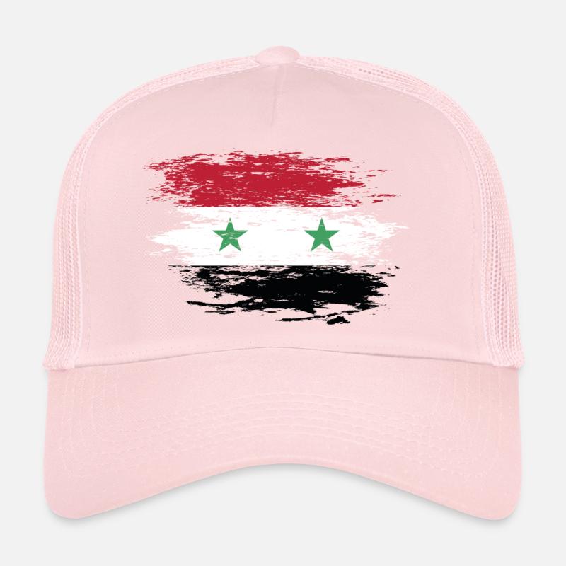 Drapeau de la Syrie utilisé Casquette trucker 