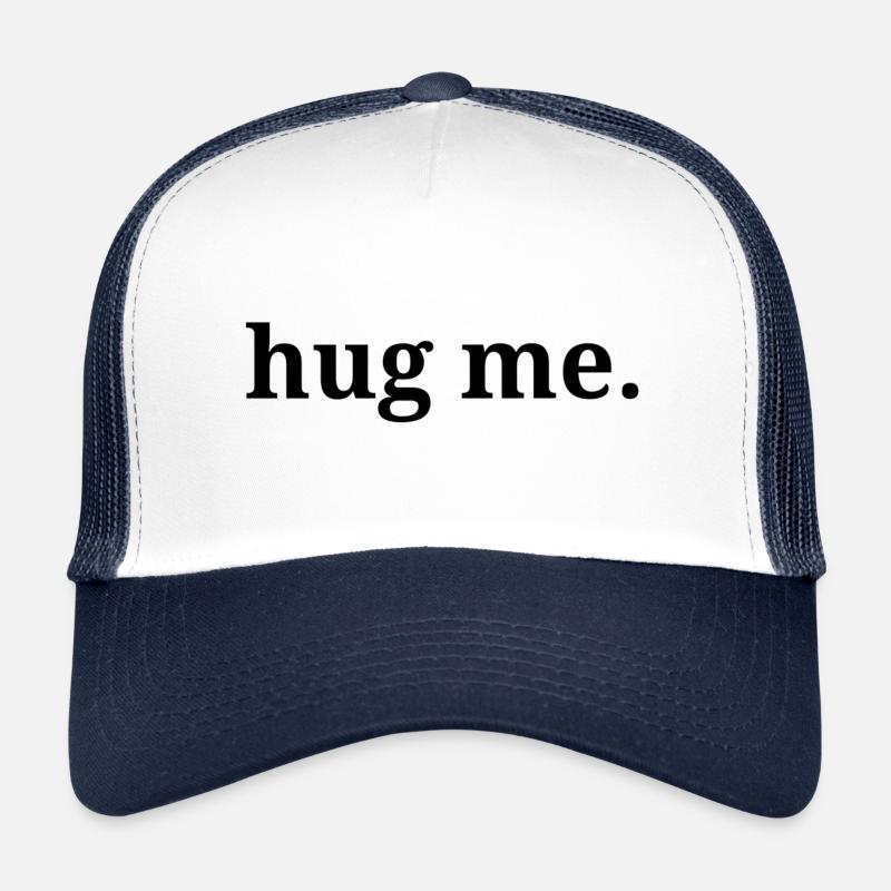 hein moi - Casquette trucker  - blanc/marine