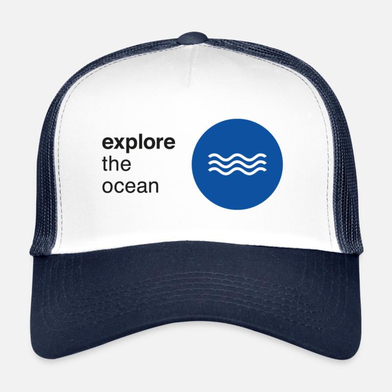 Explore-the-Ocean Trucker Cap