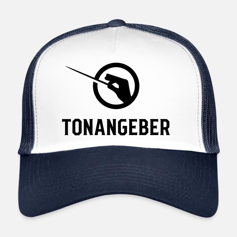 Tonangeber der Dirigent - Trucker Cap - Weiß/Navy