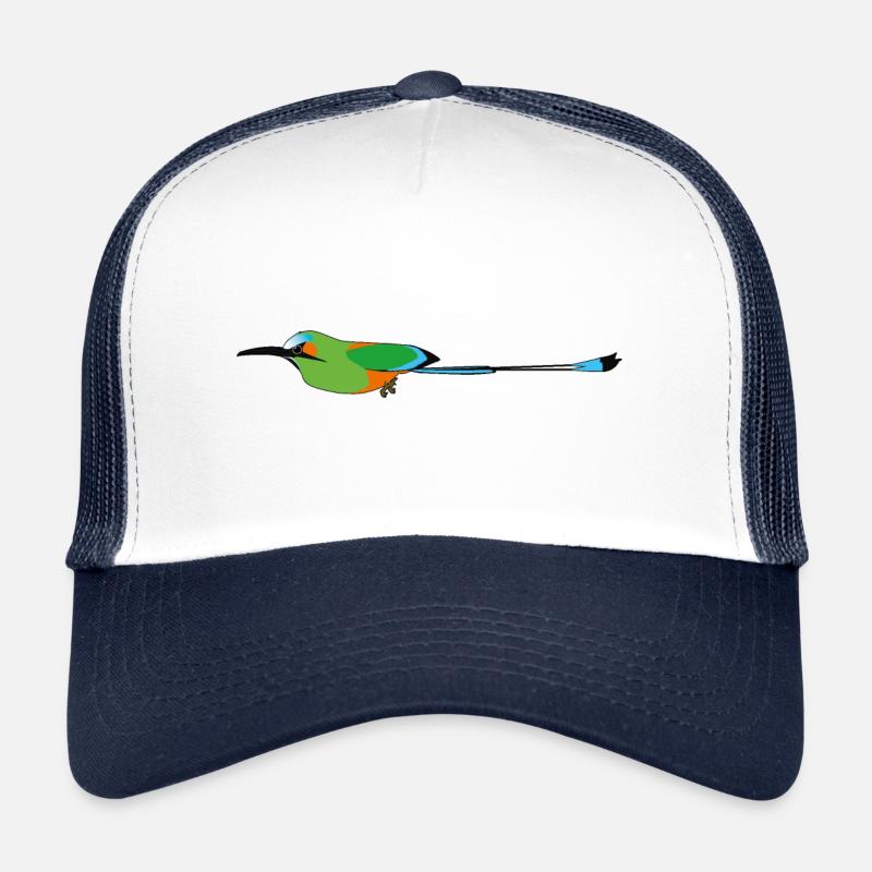 Turquoise-Browed Motmot (Torogoz/Guardabarranco) Trucker Cap