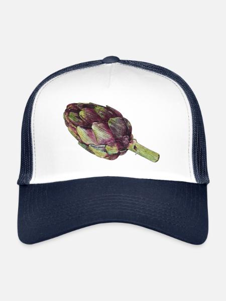 artichoke - Trucker Cap - white/navy - Front