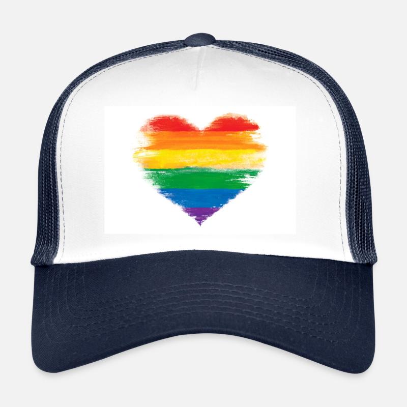 LGBT flag Trucker Cap