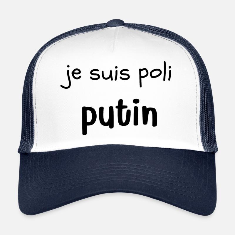 je suis poli putain Casquette trucker 