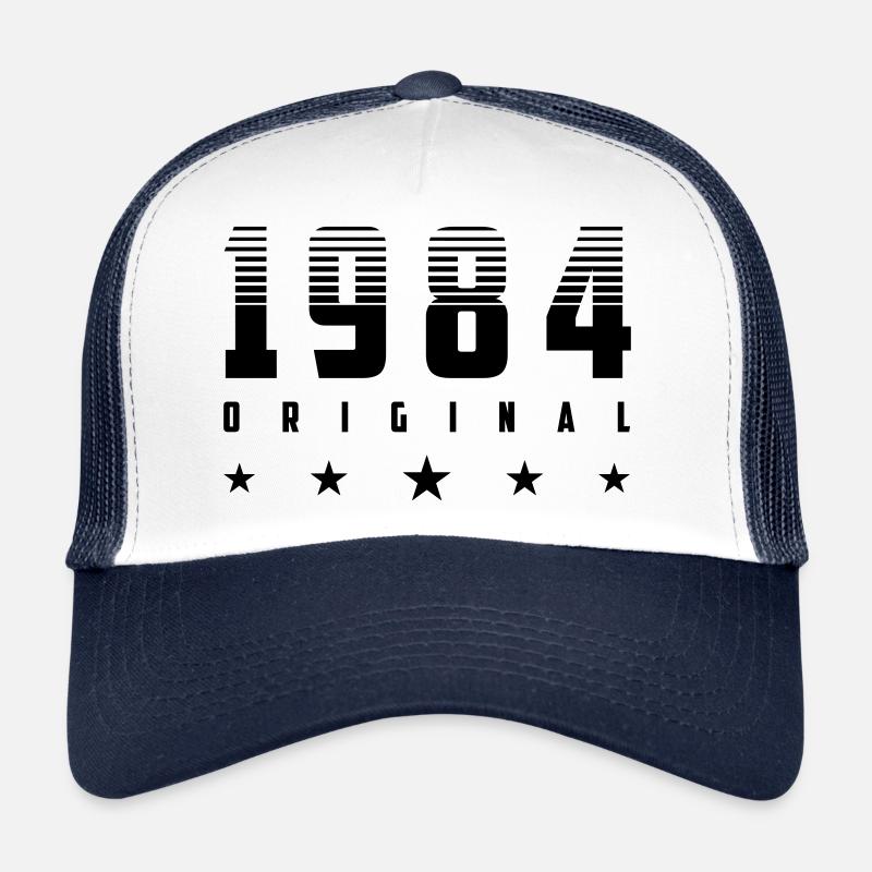 Original 1984 Année de naissance | | changeable de couleur - Casquette trucker  - blanc/marine