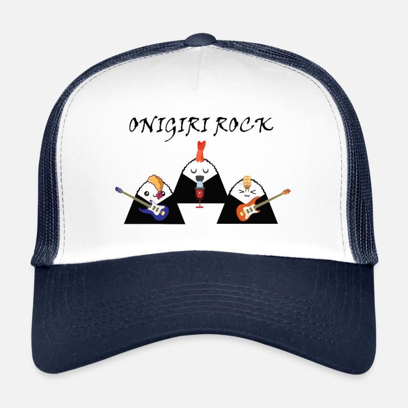 ONIGIRI ROCK - Trucker Cap - white/navy