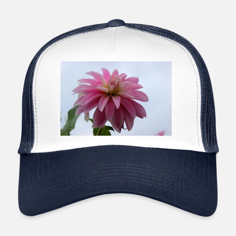 Dahlia Pink Pink Blossom ,Flower Trucker Cap