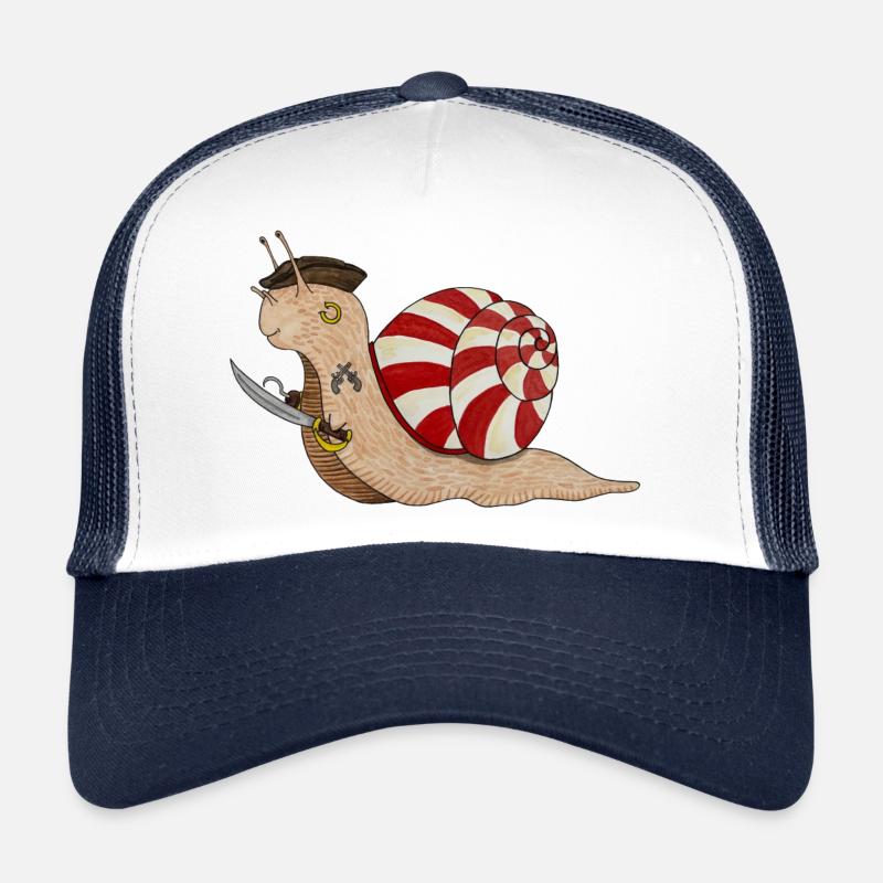 Escargot pirate, Escargot pirate, Boucanier Casquette trucker 