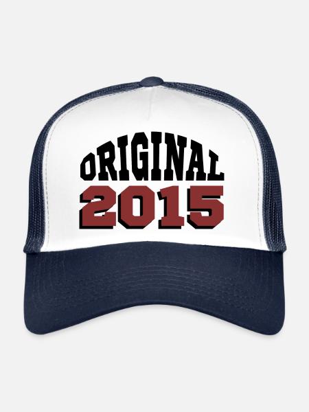 Original 2015 - Casquette trucker  - blanc/marine - Devant