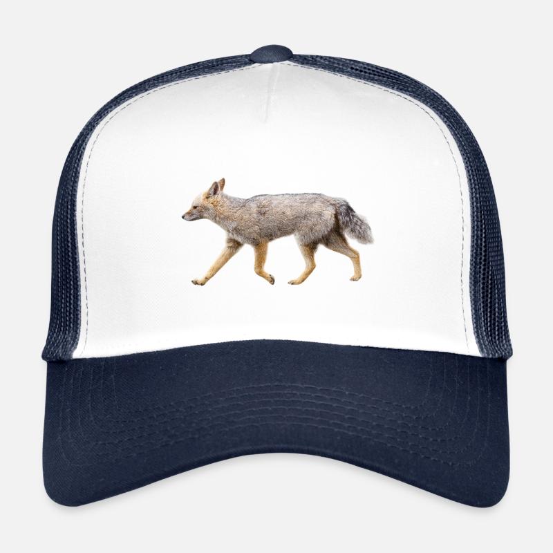 Fox in Silhouette Wild Night Trucker Cap