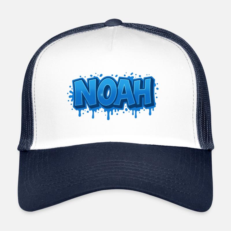 Graffiti Prénom NOAH cadeau idéal imprimable sur t Casquette trucker 