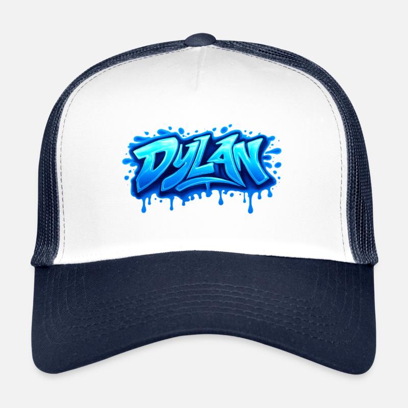 GRAFFITI NAME DYLAN  FOR  PERFECT GIFT PRINTABLE  Casquette trucker 