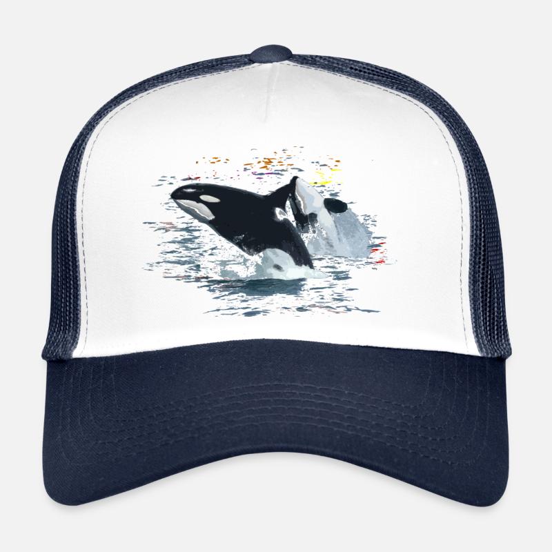 Killer whale Trucker Cap