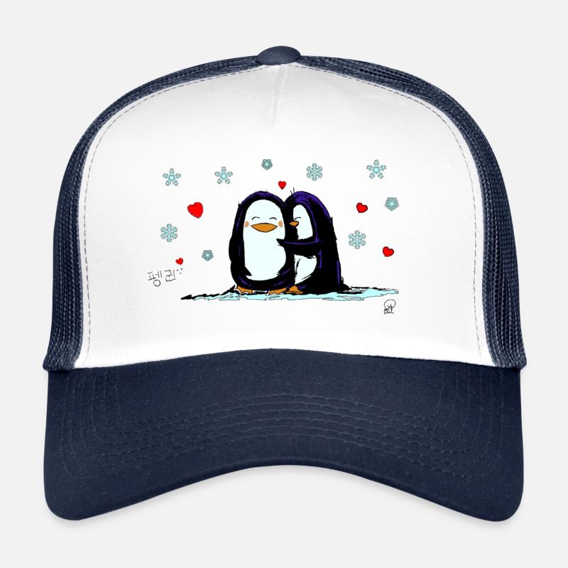 Amour de pingouin Casquette trucker 