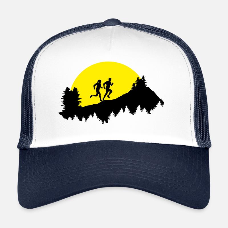 Trail running, Couple Casquette trucker 