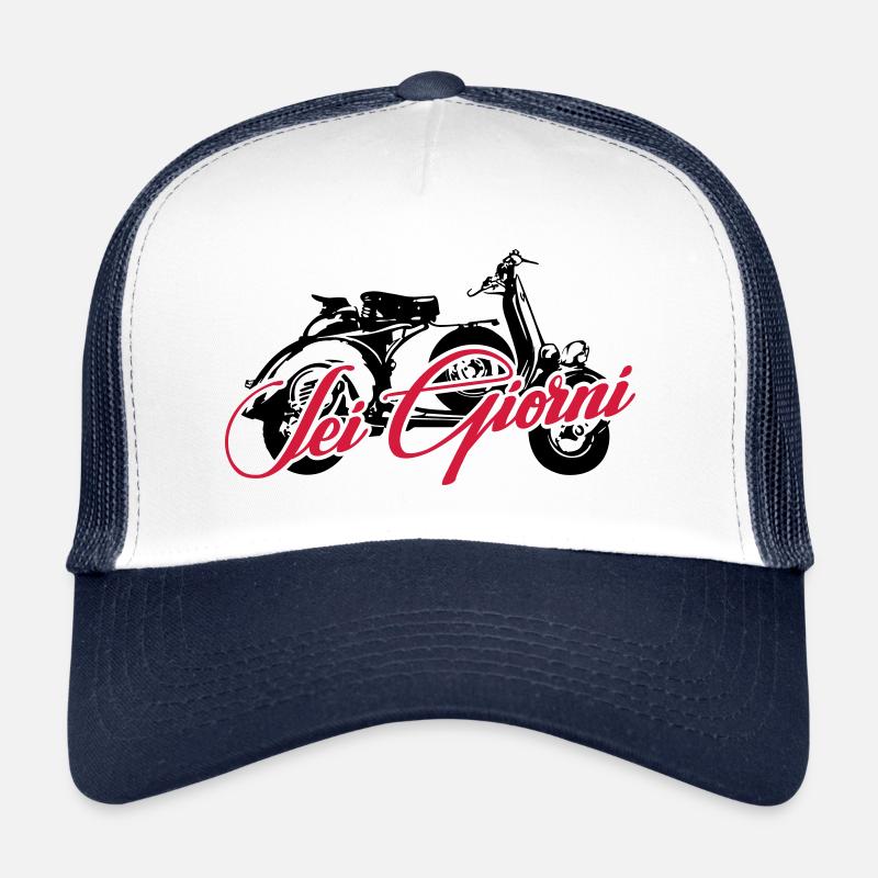 Sei Giorni 6-Day Rally Shifter Scooter 2Stroke Italy Trucker Cap