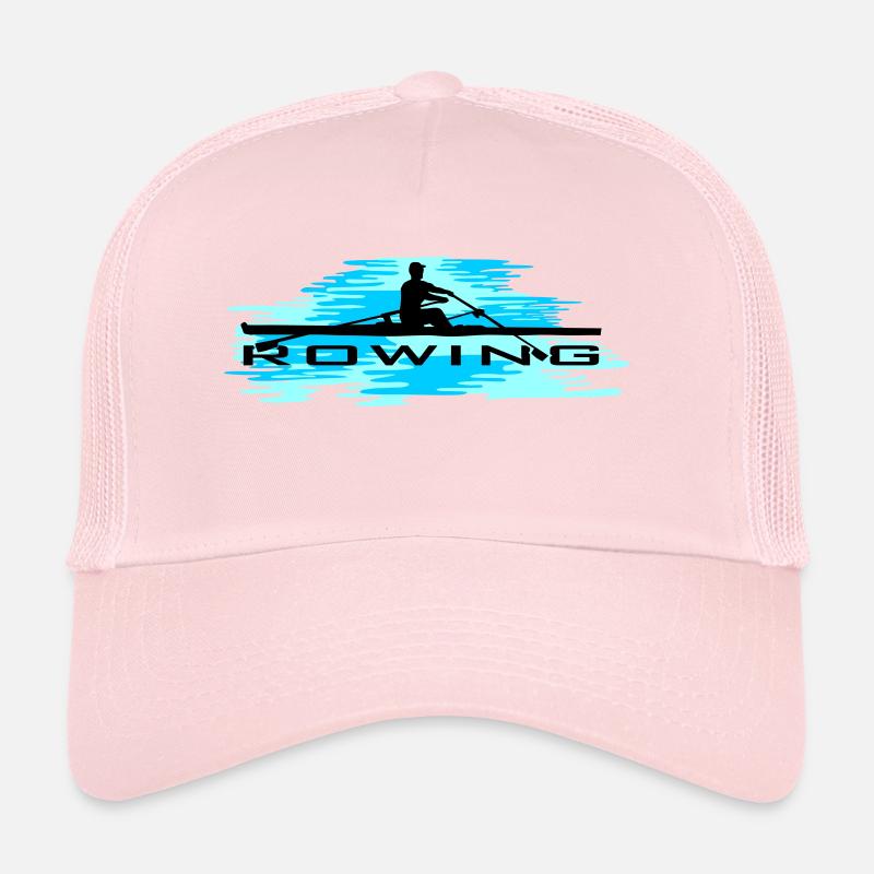 Aviron, rameur et eau Casquette trucker 