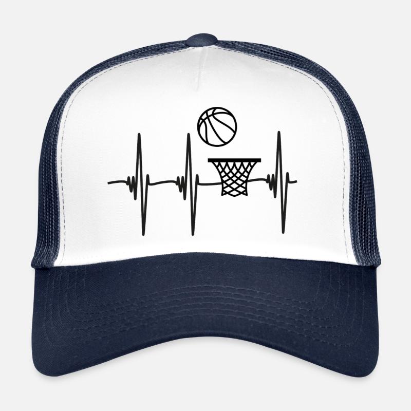 Basketball basket pulse Trucker Cap