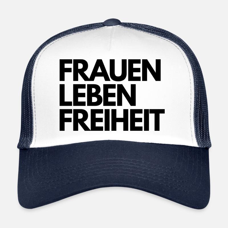 Frauen Leben Freiheit Trucker Cap