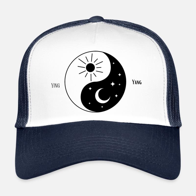 Ying Yang Casquette trucker 