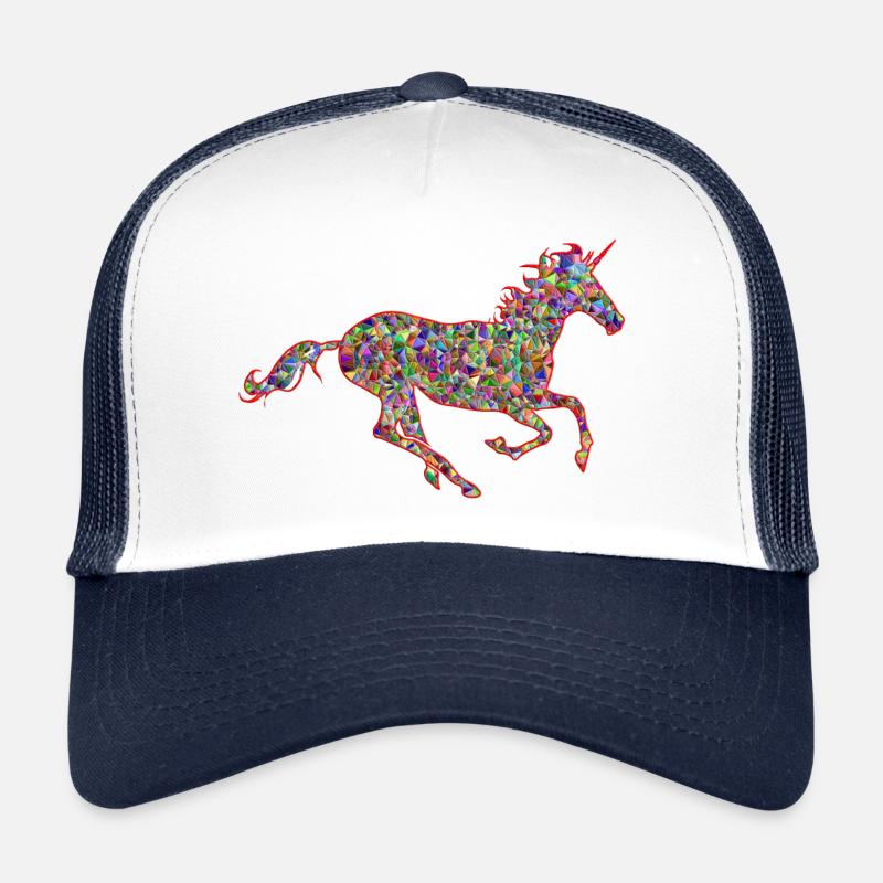 Pferd mit Horn Trucker Cap