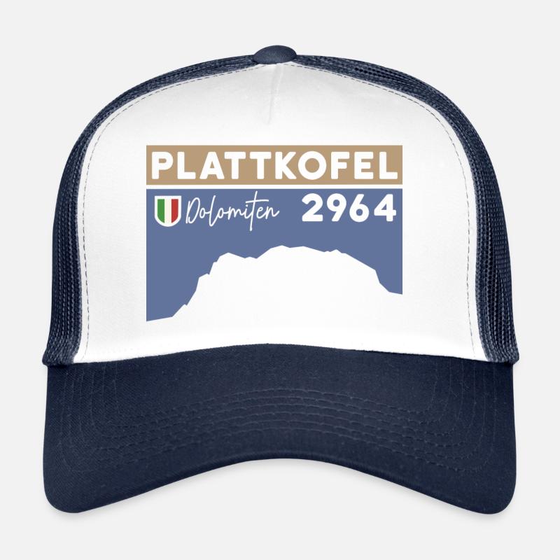 Sasso Piatto, Altitude, Via Ferrata Hike, Dolomites Trucker Cap