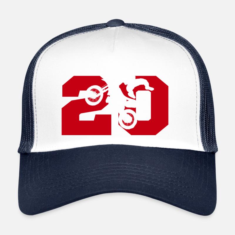 Moto 20 motard Casquette trucker 