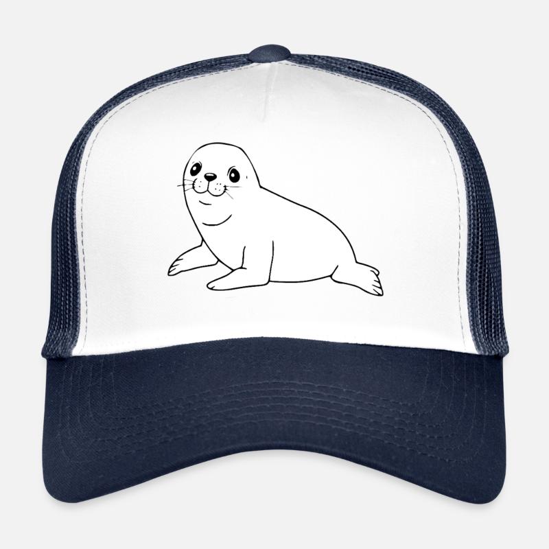 Robbe Seehund Robben Seehunde Trucker Cap