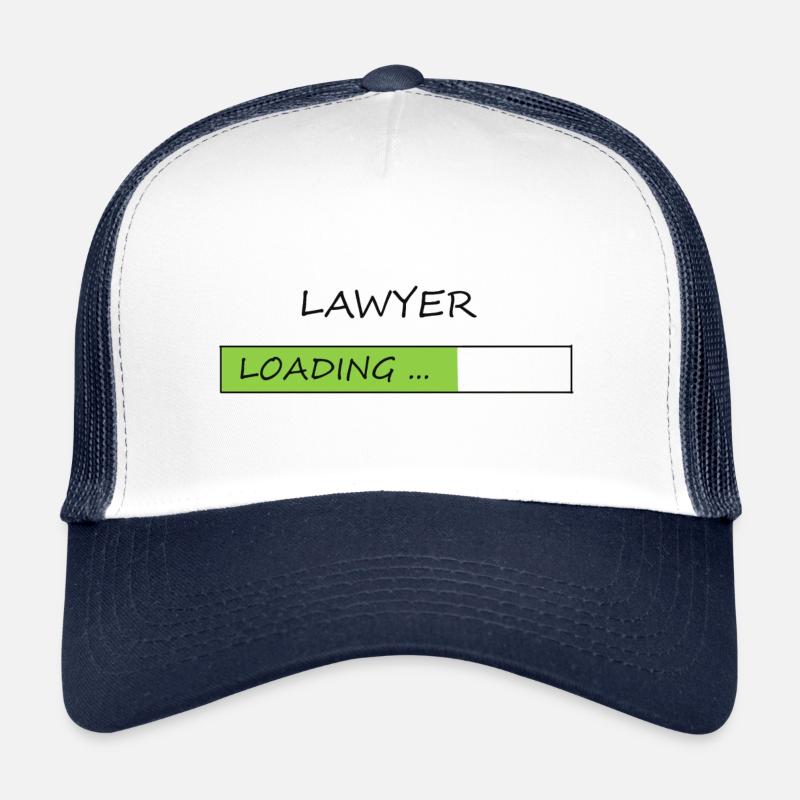 loading lawyer - Trucker Cap - Weiß/Navy