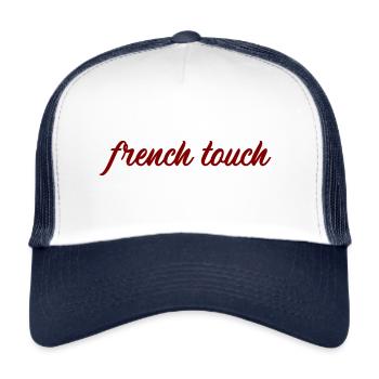 french touch - Trucker Cap - white/navy - Front