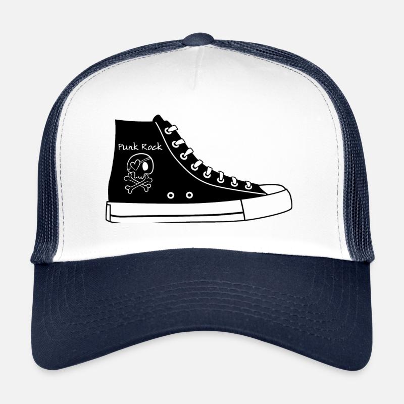 Punk Rock Schuhe Trucker Cap