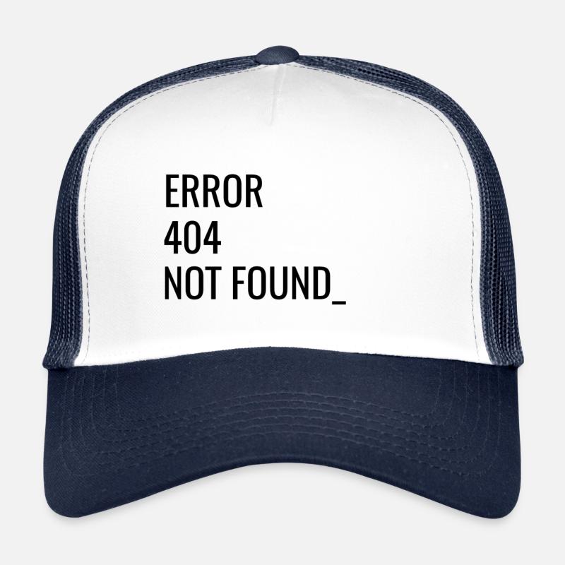 404 - Trucker Cap - Weiß/Navy