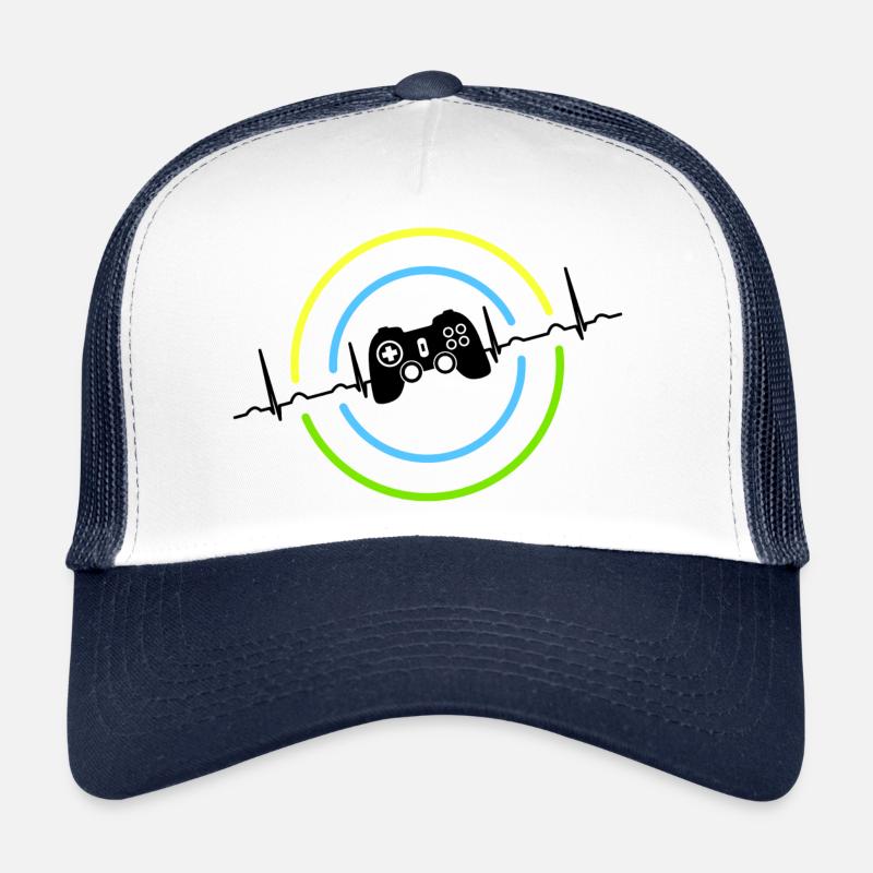 Contrôleur de jeu Heartbeat Neon Casquette trucker 
