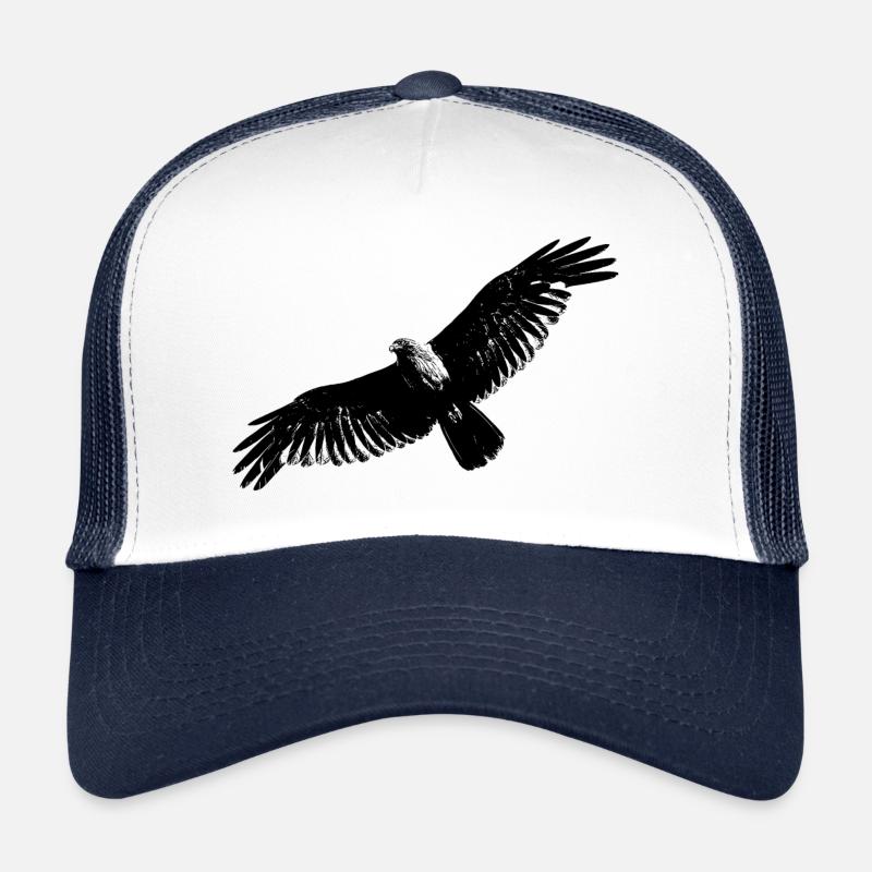 Flying eagle hunting bird Trucker Cap