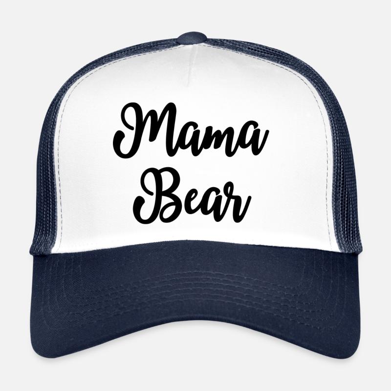 Mama Bear Mom - Trucker Cap - Weiß/Navy