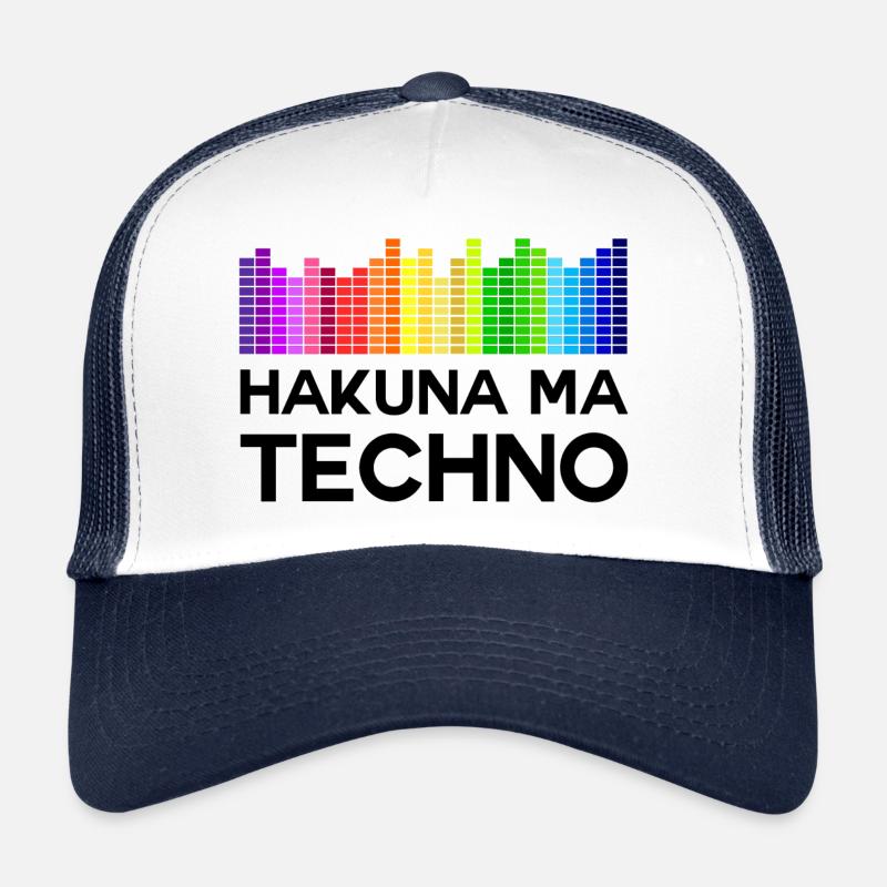 Hakuna Ma Techno Music Disco Trucker Cap