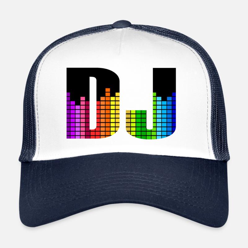 Égaliseur coloré DJ Casquette trucker 