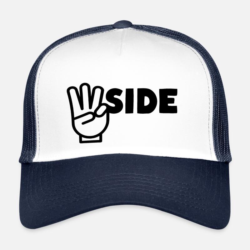 Signe du doigt Westside W Casquette trucker 