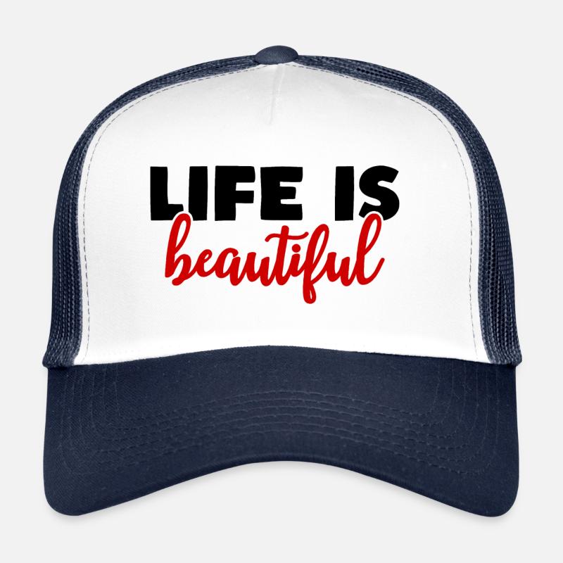 la vie est belle Casquette trucker 