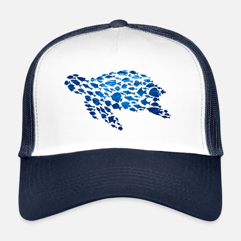 Tortue Poisson Créatures marines Casquette trucker 